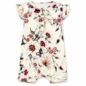 Lou Lou and Company Girls Arden Romper 12-24M EUC